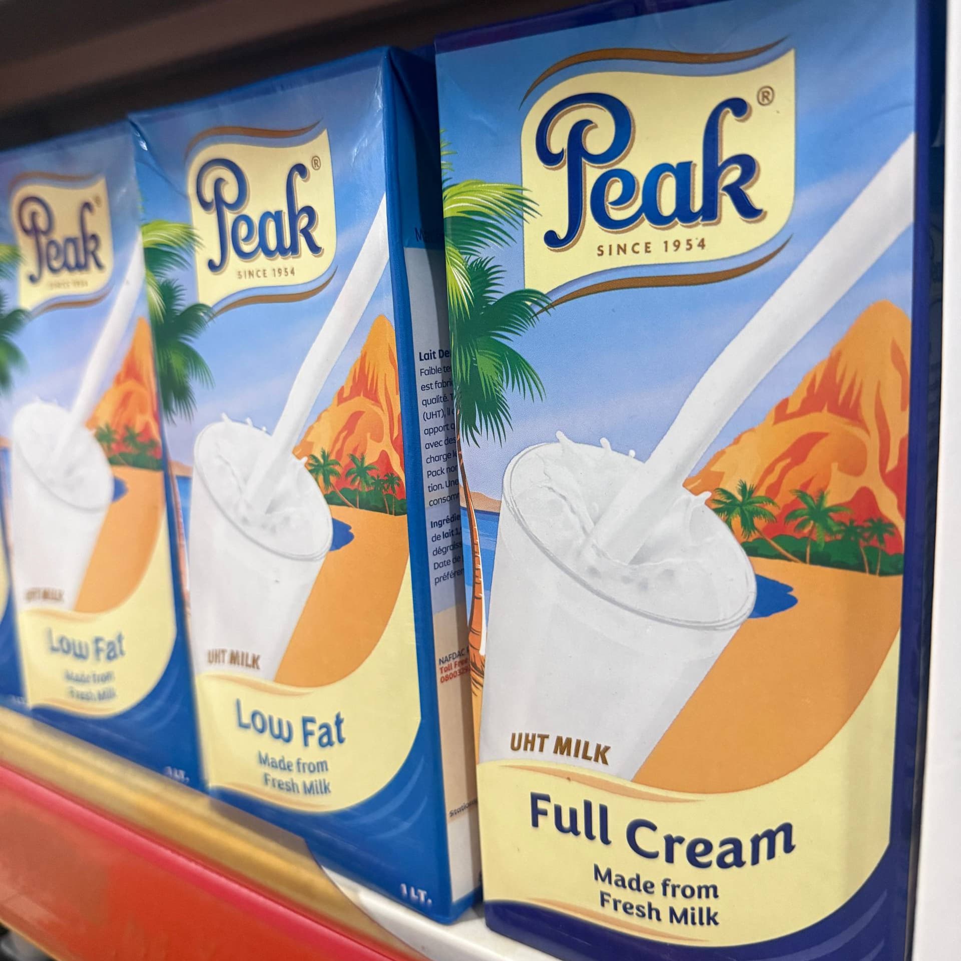 PEAK UHT FULL CREAM MILK 500ML
